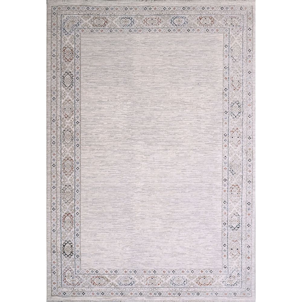 Dynamic Rugs 5222-109 Carson 5.3 Ft. X 7.10 Ft. Rectangle Rug in Ivory/Grey 